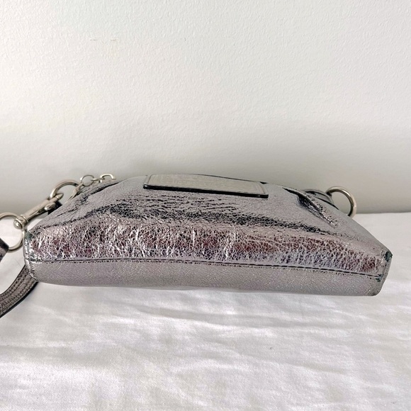Coach Poppy Silver Wristlet - Picture 3 of 8